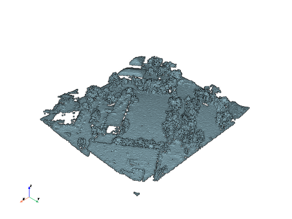 b create point cloud