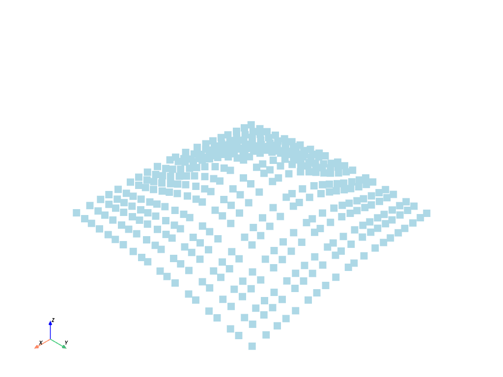 d create tri surface