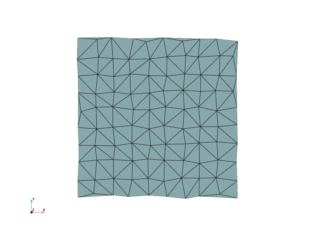 d create tri surface